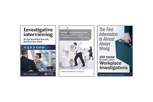 Workplace Investigations 3-book set