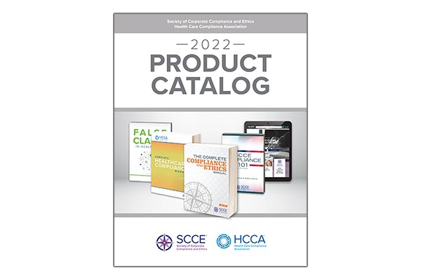 SCCE & HCCA's 2022 Product Catalog
