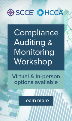 2024 Compliance Auditing & Monitoring Workshop - Side Banner Ad | HCCA ...