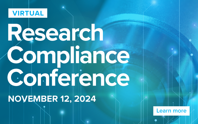 2024 Research Compliance Conference | Virtual | November 12, 2024