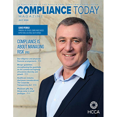 July 2024 Compliance Today